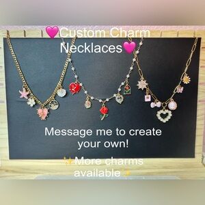 Custom charm necklace/bracelets ✨Live Show Listing ✨
